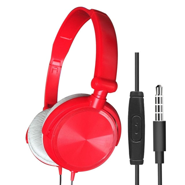 Wired Computer Headset with Microphone Heavy Bass Game Karaoke Voice Headset NK-Shopping