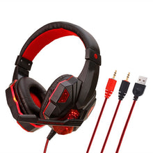 Load image into Gallery viewer, Gaming Headsets Big Headphones with Light Mic Stereo Earphones Deep Bass for PC Computer Gamer Laptop PS4 Games US Stock