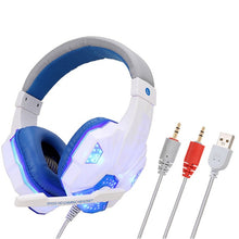 Load image into Gallery viewer, Gaming Headsets Big Headphones with Light Mic Stereo Earphones Deep Bass for PC Computer Gamer Laptop PS4 Games US Stock