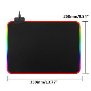 Wired /Wireless LED Keyboard Mouse Set Rainbow Backlight USB Luminous Mute Ergonomic Gaming Keyboard Mouse Pad Kit for PC Gamer