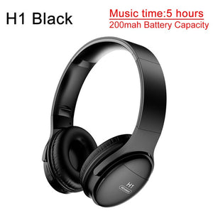 AWI H1 Bluetooth Headphones Wireless Headset Stereo Over-ear Noise Canceling Earphone Gaming Headset with Mic Support TF Card