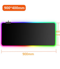 Load image into Gallery viewer, RGB Gaming Mouse Pad Large XXL Size Mouse Carpet Big Keyboard Pad Computer Mousepad Desk Play Mat with Backlit