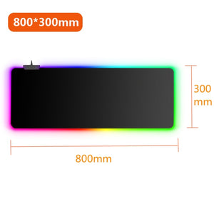RGB Gaming Mouse Pad Large XXL Size Mouse Carpet Big Keyboard Pad Computer Mousepad Desk Play Mat with Backlit