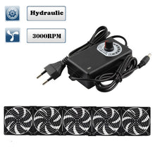 Load image into Gallery viewer, 120mm 3000RPM Fan cooling With controller 12cm 12V 220V Btc Machine Chassis Workstation Cabinet Radiator Server fan