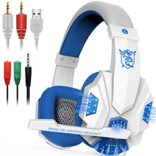 Load image into Gallery viewer, LED Lights Gaming Headset for PS4 PC Xbox one Stereo Surround Sound Noise Cancelling Wired Gamer Headphones With Mic auriculares
