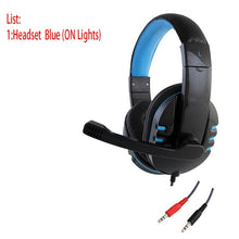 Load image into Gallery viewer, CH1 stereo headphone headset casque Deep Bass Computer Gaming Headset PS4 with Mic LED Light for PC Game Gamer Earphone