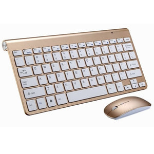 2.4G Wireless Keyboard and Mouse Mini Multimedia Keyboard Mouse