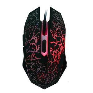 H03 LED Light Gaming Mouse Optical Mouse Wired Mouse 3D Non-slip Sweat-proof