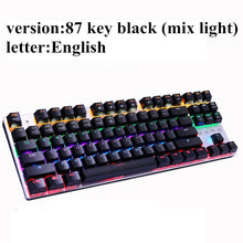 Load image into Gallery viewer, Zuoya keyboard Russian/English gaming mechanical keyboard ergonomic teclado keycaps logitech bluetooth keyboard corsai
