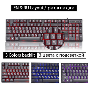 Gaming Keyboard Rainbow Colorful Backlight Gaming Keyboard