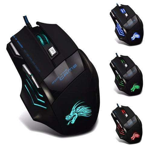 High Quality Wired Gaming Mouse 7 Button LED Optical USB Gaming mouse